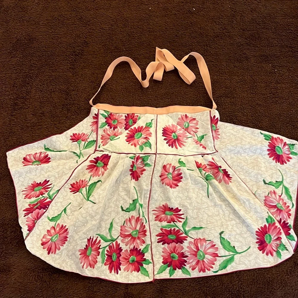Vintage Beautiful Sweet Handcrafted Half Apron